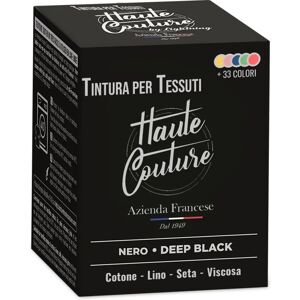 Teinture textile Haute Couture noir - Fibres naturelles, 350g - Publicité Teinture textile Haute Couture noir - Fibres naturelles, 350g - Publicité