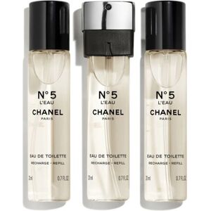 Chanel N°5 L’Eau - Parfum, 3x20ml, Rechargeable - Publicité Chanel N°5 L’Eau - Parfum, 3x20ml, Rechargeable - Publicité