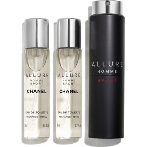 Chanel Allure Homme Sport Eau de Toilette - 2 x 20ml+ Travel Spray Chanel Allure Homme Sport Eau de Toilette - 2 x 20ml+ Travel Spray