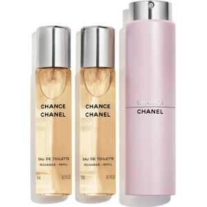 Chanel Chance Eau de Toilette - Twist & Spray Eau de Toilette (3 x 20ml) Chanel Chance Eau de Toilette - Twist & Spray Eau de Toilette (3 x 20ml)