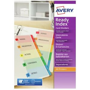 Papier d'impression Avery 01734501 A4 - Couleurs diverses Papier d'impression Avery 01734501 A4 - Couleurs diverses