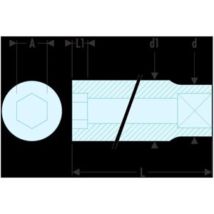 Facom R.13LA Douille Profonde - 13mm, 50,5mm, Acier Chromé-Vanadium - Publicité Facom R.13LA Douille Profonde - 13mm, 50,5mm, Acier Chromé-Vanadium - Publicité