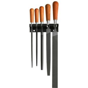 Facom Set of 5 Metal Files with Wooden Handles - Mechanical & Auto Facom Set of 5 Metal Files with Wooden Handles - Mechanical & Auto