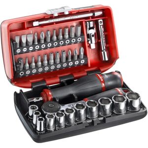 Facom R2Nano Hexagon Socket Set 5.5-14Mm Plus Bits 1/4 Drive - Socket Set Facom R2Nano Hexagon Socket Set 5.5-14Mm Plus Bits 1/4 Drive - Socket Set