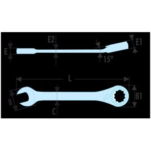 Clé à cliquet 11/16" - Socket Wrench - Publicité Clé à cliquet 11/16" - Socket Wrench - Publicité