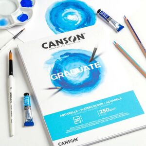 Canson Graduate Aquarellpapier - 20 Blätter - Künstlerpapier Canson Graduate Aquarellpapier - 20 Blätter - Künstlerpapier