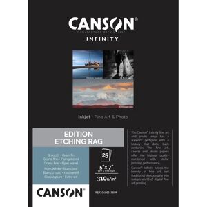 Canson Infinity Etching Rag 310g 13x18 cm - Fotopapper Canson Infinity Etching Rag 310g 13x18 cm - Fotopapper