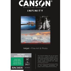 Canson Infinity Arches Aquarelle - 25 fogli A4 310g carta fotografica Canson Infinity Arches Aquarelle - 25 fogli A4 310g carta fotografica