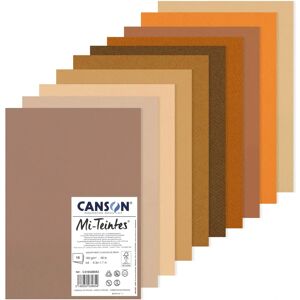 Canson Mi-Teintes Pastellpapier Pack - Braun - A4 - 160g - Pastellpapier Canson Mi-Teintes Pastellpapier Pack - Braun - A4 - 160g - Pastellpapier