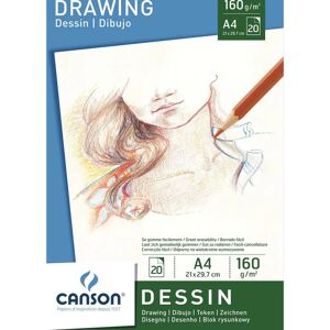 Canson Tekenenpapier A4 20 Vel - Hoge Kwaliteit Canson Tekenenpapier A4 20 Vel - Hoge Kwaliteit