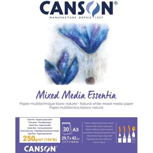 Bloc de dessin Canson A3 - Blanc Naturel - 5 unités, 30 feuilles - Publicité Bloc de dessin Canson A3 - Blanc Naturel - 5 unités, 30 feuilles - Publicité