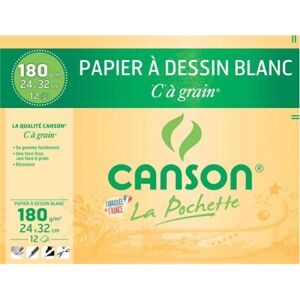 Papier d'art Canson C200027106 - 10 feuilles, A3, Blanc Papier d'art Canson C200027106 - 10 feuilles, A3, Blanc