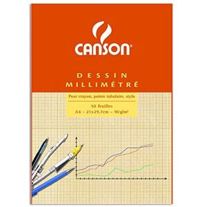 Canson A4 Zeichenpapier - 50 Blätter - 90g/m² Canson A4 Zeichenpapier - 50 Blätter - 90g/m²