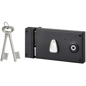 Serrure Horizontale Noire THIRARD - 140x82 mm - Cylindre Européen - Publicité Serrure Horizontale Noire THIRARD - 140x82 mm - Cylindre Européen - Publicité