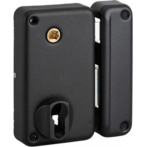 THIRARD - Serrure pour grille verticale - Fouillot - Cylindre profil européen - Droite - 140x88 - 009819 - Publicité THIRARD - Serrure pour grille verticale - Fouillot - Cylindre profil européen - Droite - 140x88 - 009819 - Publicité