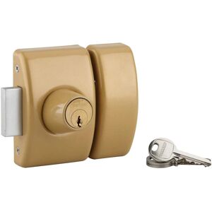 Thirard - Serrure en acier avec cylindre 5 broches - Bronze - Publicité Thirard - Serrure en acier avec cylindre 5 broches - Bronze - Publicité