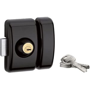 Serrure universelle Thirard 45 mm Noir - Verrou de porte - Publicité Serrure universelle Thirard 45 mm Noir - Verrou de porte - Publicité
