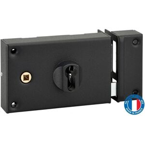 Verrou Horizontal pour Portail Thirard - Cylindre Profil Européen 140x88mm - 2 Entrées - Finition Mate Verrou Horizontal pour Portail Thirard - Cylindre Profil Européen 140x88mm - 2 Entrées - Finition Mate