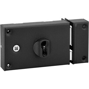 Thirard Door Lock - Horizontal Double Cylinder - Right - 140x88mm - Black Thirard Door Lock - Horizontal Double Cylinder - Right - 140x88mm - Black