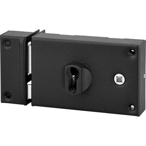 Thirard Steel Door Lock - 140x88mm, Left, 2-Turn, Black Thirard Steel Door Lock - 140x88mm, Left, 2-Turn, Black