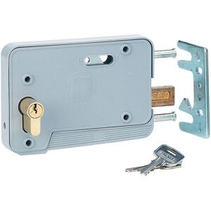 Thirard - Serrure à cylindre 30x10 mm 3 clés pour porte en bois ou PVC - Verrou de porte Thirard - Serrure à cylindre 30x10 mm 3 clés pour porte en bois ou PVC - Verrou de porte