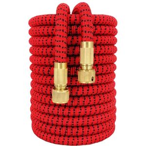 White Dream Garden Hose - 25/50/75/100/150ft Flexible High Pressure Watering Pipe White Dream Garden Hose - 25/50/75/100/150ft Flexible High Pressure Watering Pipe