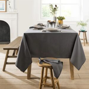 Nappe rectangulaire en coton Cambrai Anthracite - Coucke - Publicité Nappe rectangulaire en coton Cambrai Anthracite - Coucke - Publicité