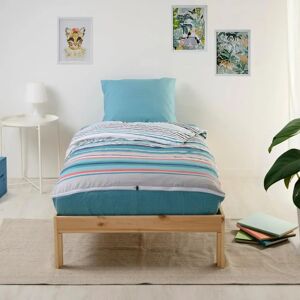Bleu Calin Ritmo 90x190cm - Ensemble de literie enfant - Publicité Bleu Calin Ritmo 90x190cm - Ensemble de literie enfant - Publicité
