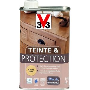 V33 Protection et Teinte Bois - Chêne Clair - Mat V33 Protection et Teinte Bois - Chêne Clair - Mat