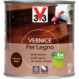 V33 Vernice Legno Marrone - Finitura Opaca 500ml V33 Vernice Legno Marrone - Finitura Opaca 500ml