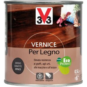 V33 Vernice per Legno Grigia - Asciugatura Rapida, a Base d’Acqua, Resistente ai Graffi V33 Vernice per Legno Grigia - Asciugatura Rapida, a Base d’Acqua, Resistente ai Graffi