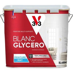 Peinture Blanche Mate V33 pour Multisupports - 5L - Publicité Peinture Blanche Mate V33 pour Multisupports - 5L - Publicité