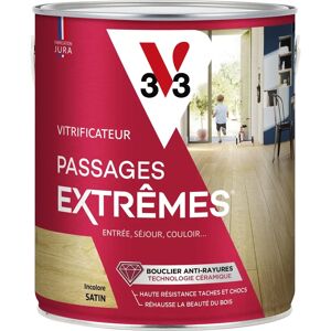 V33 Passages Extrêmes Incolore Satiné Vitrificateur V33 Passages Extrêmes Incolore Satiné Vitrificateur