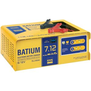 GYS Batium Batteriladdare - Automatisk, snabb, för 6V/12V blybatterier GYS Batium Batteriladdare - Automatisk, snabb, för 6V/12V blybatterier