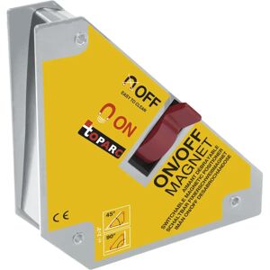 Toparc Magnetic Welding Angle - 45/90/135° - Yellow Toparc Magnetic Welding Angle - 45/90/135° - Yellow