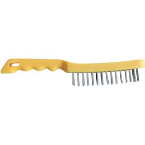 Brosse en acier inoxydable GYS - 4 rangées - Outil de préparation de soudure Brosse en acier inoxydable GYS - 4 rangées - Outil de préparation de soudure