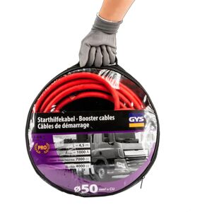 GYS 056343 Startkabels - 700A 4,5m Geïsoleerde Klemmen GYS 056343 Startkabels - 700A 4,5m Geïsoleerde Klemmen
