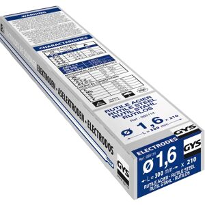GYS Svejseelektroder 210 stk - 1.6mm x 300mm - Max 40A GYS Svejseelektroder 210 stk - 1.6mm x 300mm - Max 40A