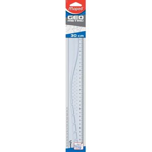 Maped 242030 Kontorslinjal - 300mm, Transparent - Professionell Maped 242030 Kontorslinjal - 300mm, Transparent - Professionell