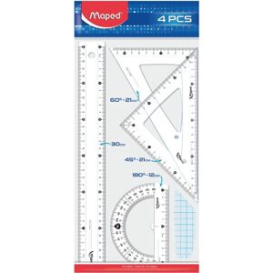 Maped Creativ 242830 linjalsset - 4 delar, Plast, Maped Maped Creativ 242830 linjalsset - 4 delar, Plast, Maped
