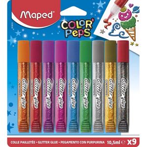 Maped 813010 Fournitures d'Art et de Craft - Colle Pailletée Multicolore - Publicité Maped 813010 Fournitures d'Art et de Craft - Colle Pailletée Multicolore - Publicité