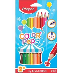 Maped Assorted Colours Jumbo Colored Pencils - 24 pcs Maped Assorted Colours Jumbo Colored Pencils - 24 pcs