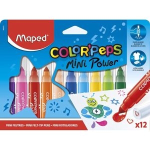 Maped 846612 Jouet d’Arts et de Bricolage - Multicolore, 12 Marqueurs Lavables Maped 846612 Jouet d’Arts et de Bricolage - Multicolore, 12 Marqueurs Lavables