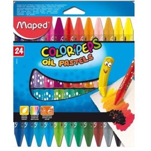 Set di 24 pastelli a olio MAPED - Colori assortiti Set di 24 pastelli a olio MAPED - Colori assortiti