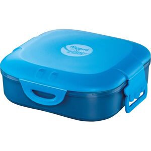 Boîte à déjeuner bleue Maped - 1 compartiment - 168x168x56 mm - Publicité Boîte à déjeuner bleue Maped - 1 compartiment - 168x168x56 mm - Publicité