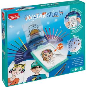 Σετ ζωγραφικής Maped Avatar Studio - Φωτεινό, 36 πρότυπα Σετ ζωγραφικής Maped Avatar Studio - Φωτεινό, 36 πρότυπα