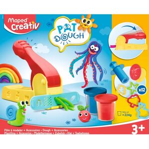 Maped Creativ Set - 4x56g Modelliermasse + 12 Zubehör Maped Creativ Set - 4x56g Modelliermasse + 12 Zubehör