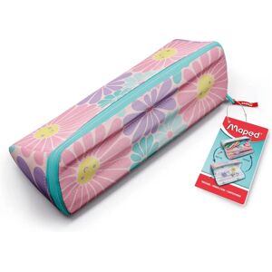 Maped XXL Vändbar Pastel Daisy pennfodral Maped XXL Vändbar Pastel Daisy pennfodral