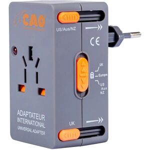 Adaptador de Viaje Universal Caqui y Amarillo - Adaptador de Viaje Adaptador de Viaje Universal Caqui y Amarillo - Adaptador de Viaje