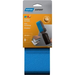 Bandes abrasives Norton Blue Tech - 100x610 mm, Grain 120 Bandes abrasives Norton Blue Tech - 100x610 mm, Grain 120